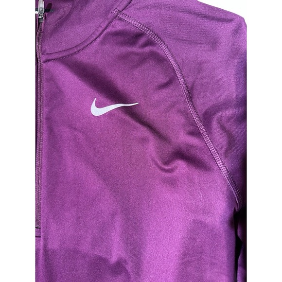 Nike Running Training Jacket Half Zip Dri Fit Sz L - Picture 3 of 8